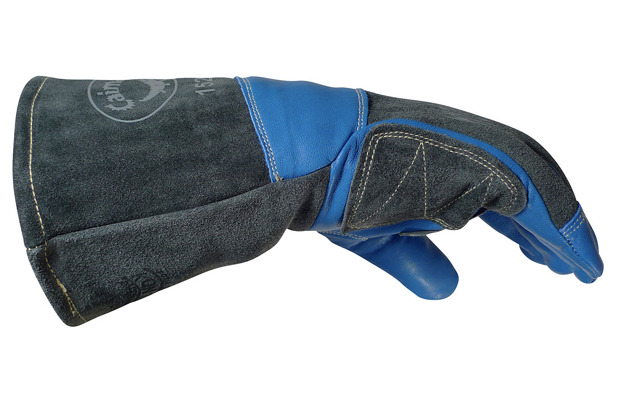 Caiman’s Premium Goat Grain Wool Insulated Back MIG/Stick/Plasma welding gloves.